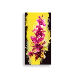 GENERICO - Cuadro En Bastidor De Tonos Baño A Basil Herbs 20x40 Cm