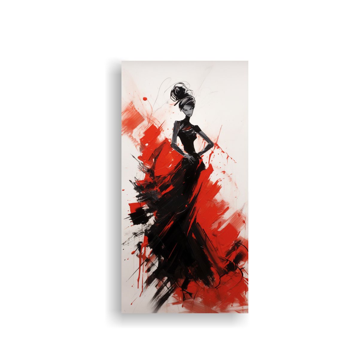 GENERICO - Cuadro Decorativo De Intensa Energía Cinética 30x60 Cm