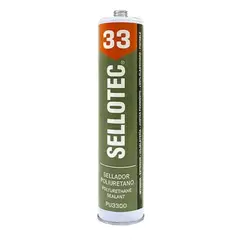 GENERICO - Sellador de Poliuretano 300 Ml. Blanco Sellotec 33