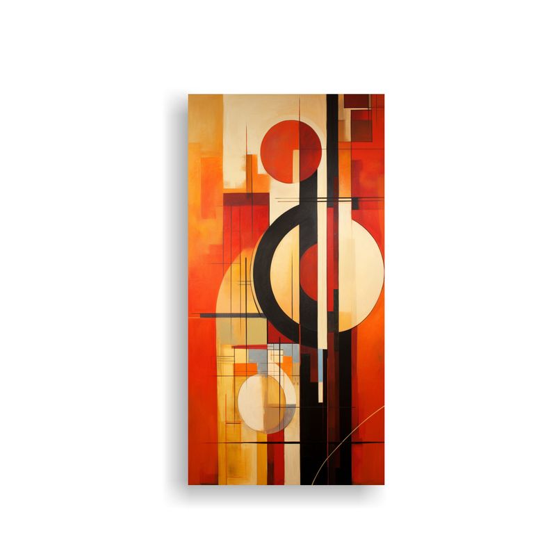 GENERICO - Lienzo Abstracción Detalle Estilo Jan Munro ¡Un 40x80 Cm