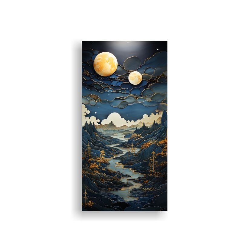 GENERICO - Arte Fotografía Textura Montañas Paisaje Por 70x140 Cm