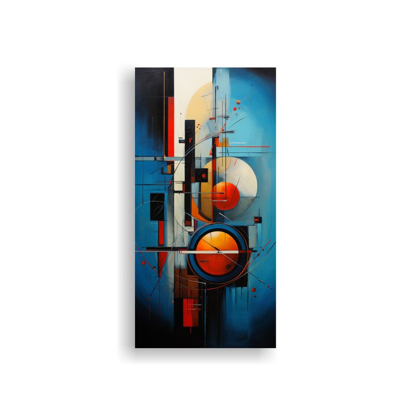 GENERICO - Pinturas Contemporáneas Abstractas Composición 30x60 Cm