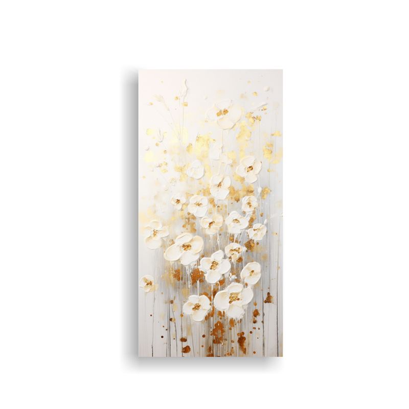 GENERICO - Pintura Acrílica Sin Costuras Duradera En Blanco 20x40 Cm