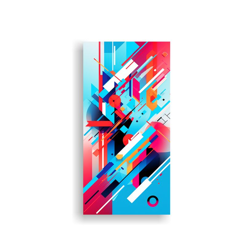 GENERICO - Fondo Abstracto Con Una Variedad De Pinturas 80x160 Cm