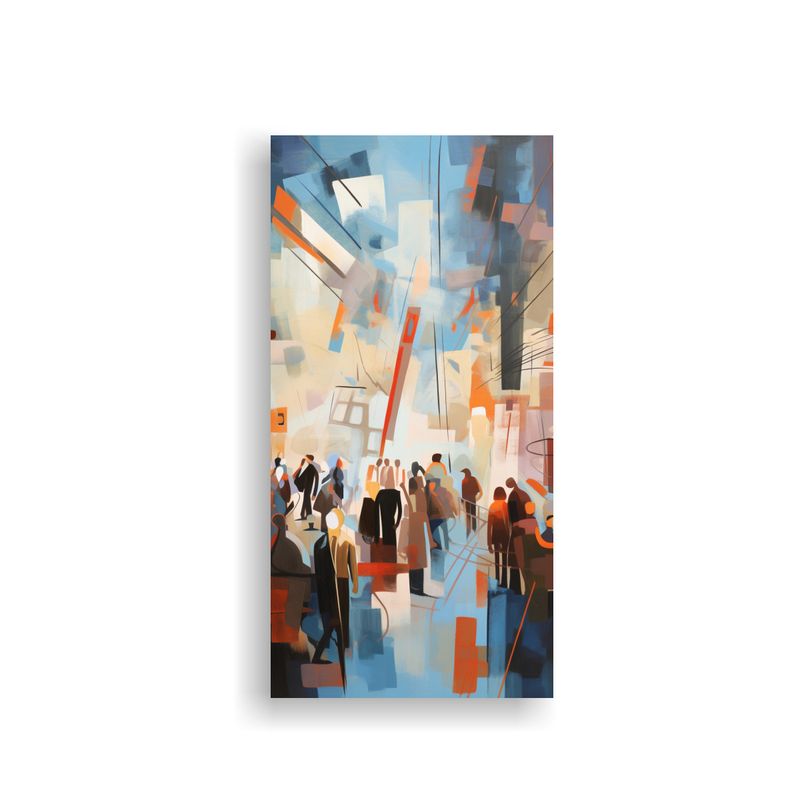 GENERICO - Pinturas De Decoración Arte Forma Elegancia 50x100 Cm