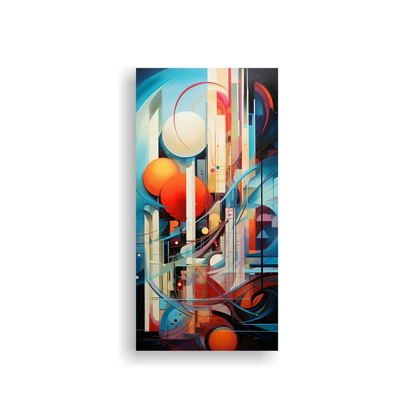GENERICO - Cuadros Abstractos De Rostros Arte De Pared 60x120 Cm