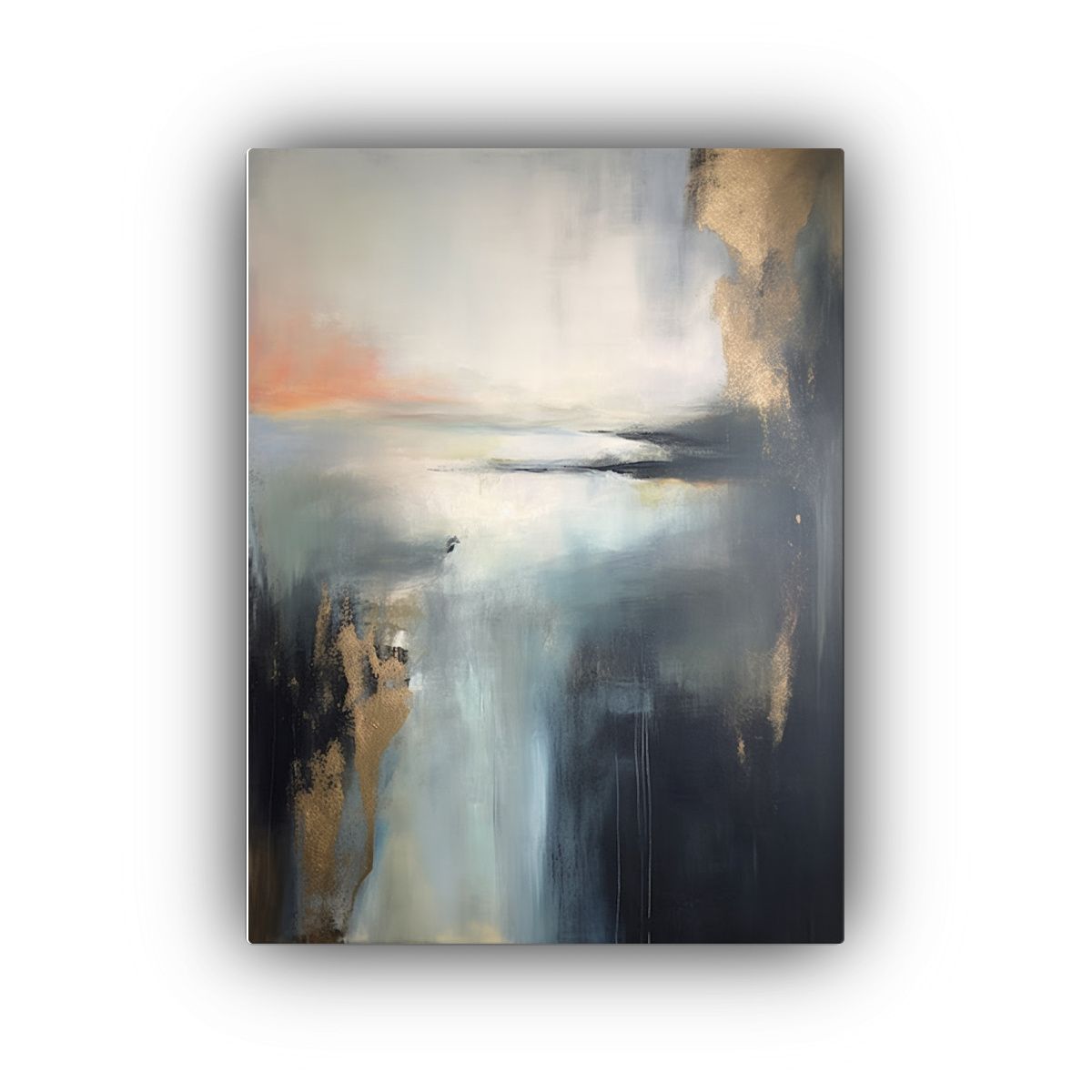 GENERICO - 1 Cuadro Abstracto Moderno Con Impresionantes 80x120 Cm