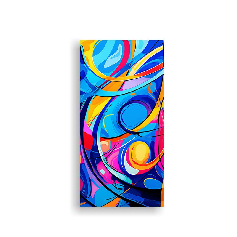 GENERICO - Pintura Abstracta De Profundidad Crea Un Diseño 80x160 Cm