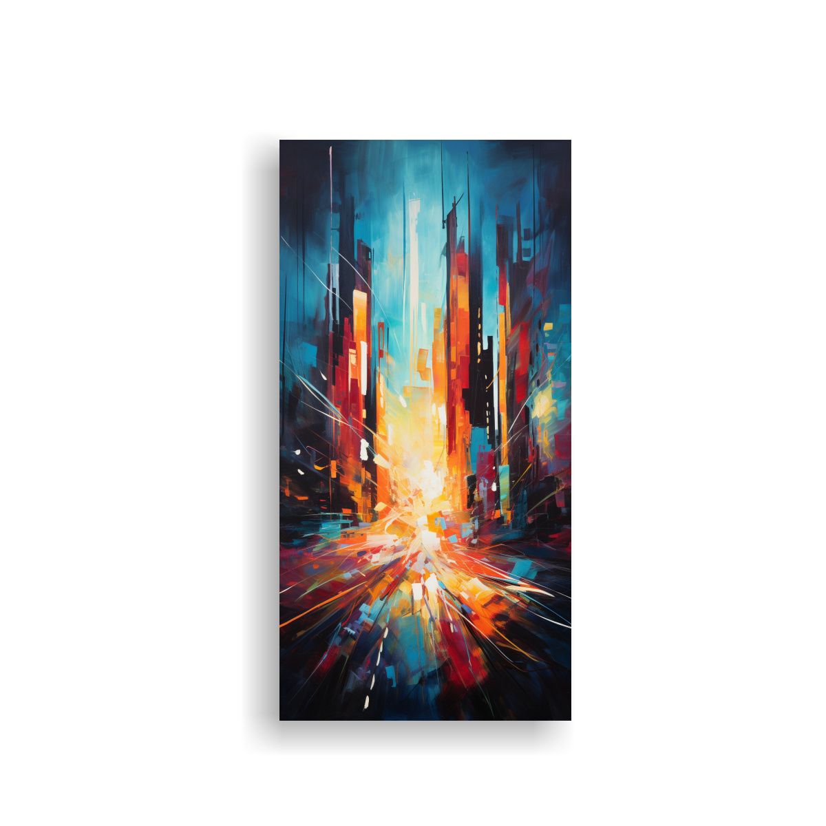 GENERICO - Cuadro De Arte De Pared Tonos Relieve Baile 20x40 Cm