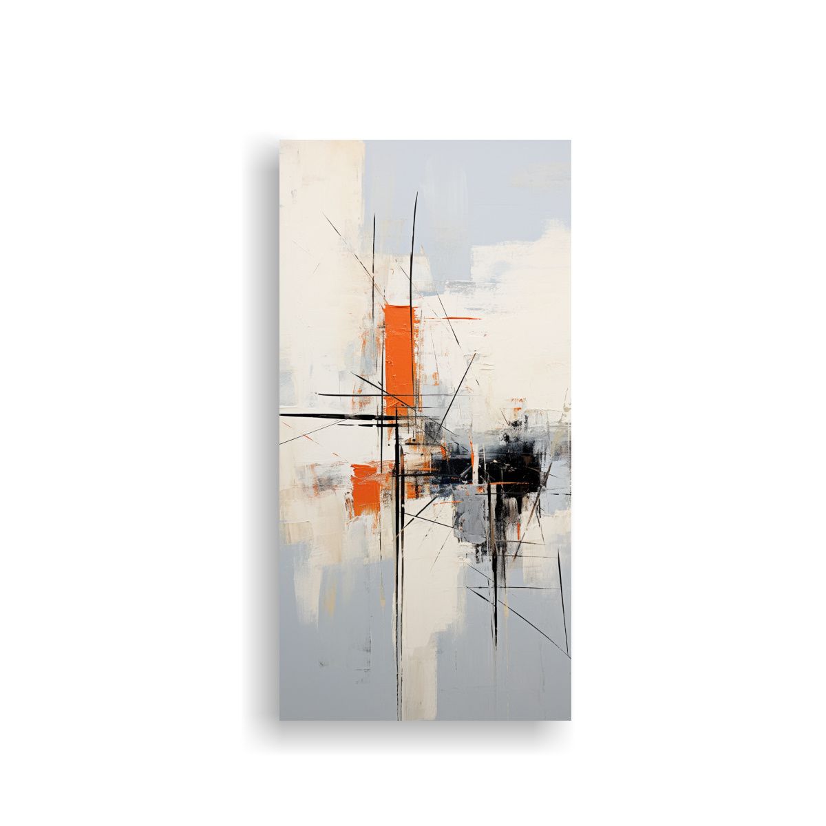 GENERICO - Pintura Hermoso Expresionista Abstracto 40x80 Cm.