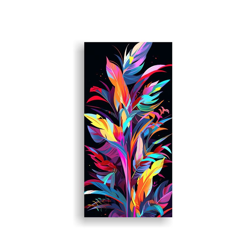 GENERICO - Cuadro Inspirador Alegre Árbol De Plátano En 60x120 Cm