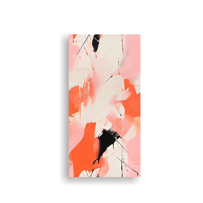 GENERICO - Pintura Abstracta Neominimalista Que Mezcla 20x40 Cm