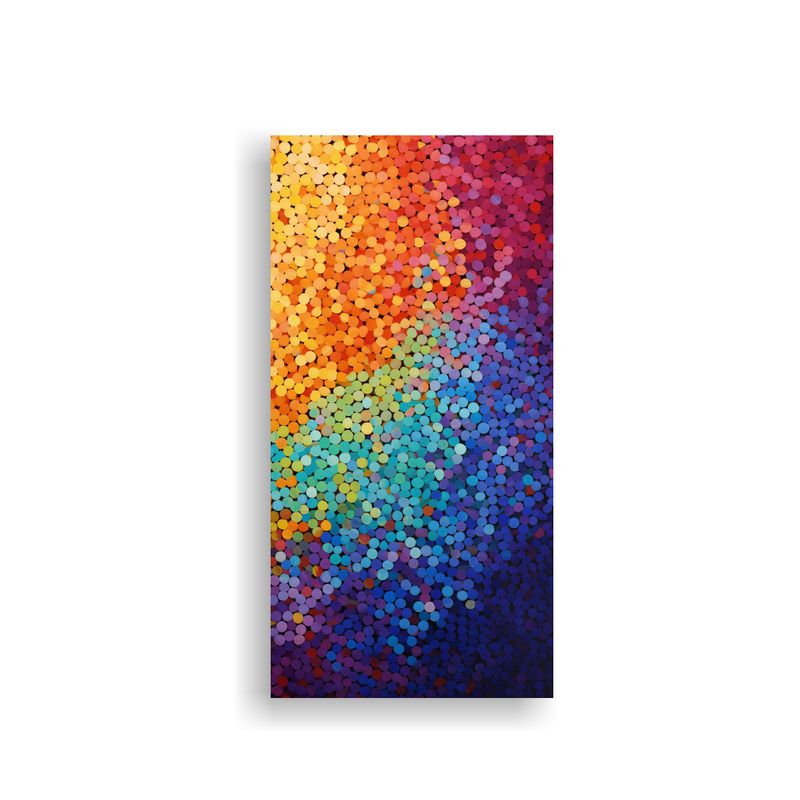 GENERICO - Pintura Decorativa De Fusión Abstracta De 60x120 Cm