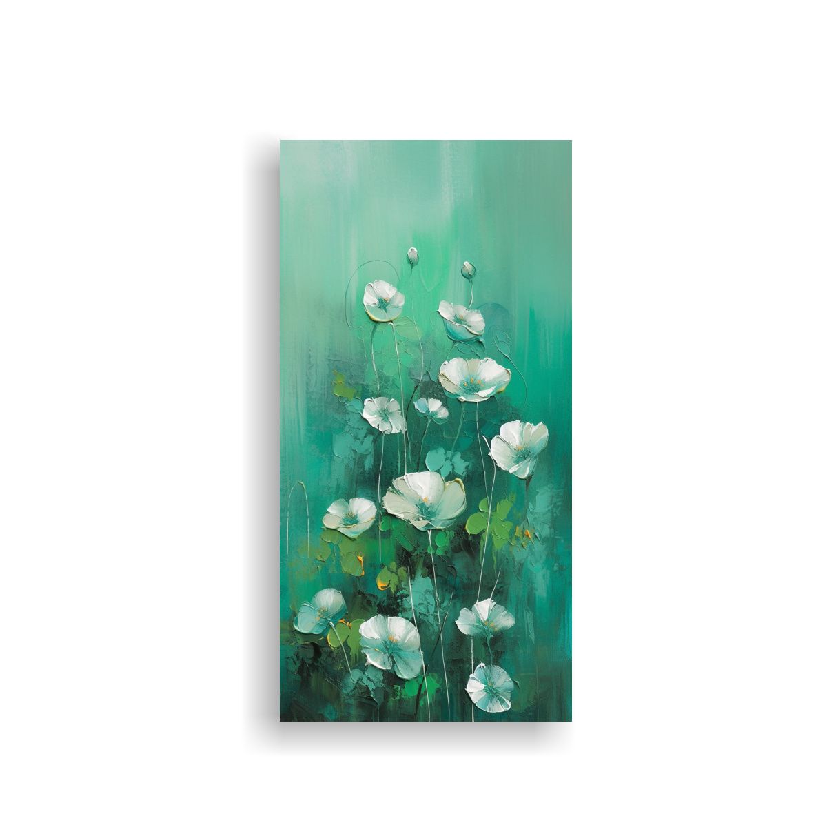 GENERICO - Pintura De Flores En Lienzo Con Colores Armonía 70x140 Cm