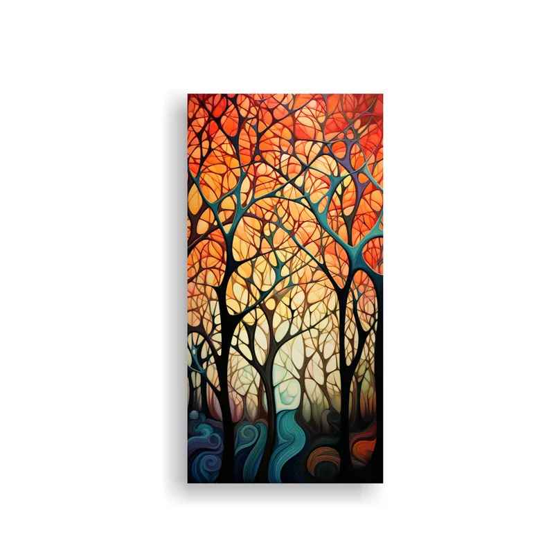 GENERICO - Pinturas Decorativas Canva Fantasía Vertical 80x160 Cm