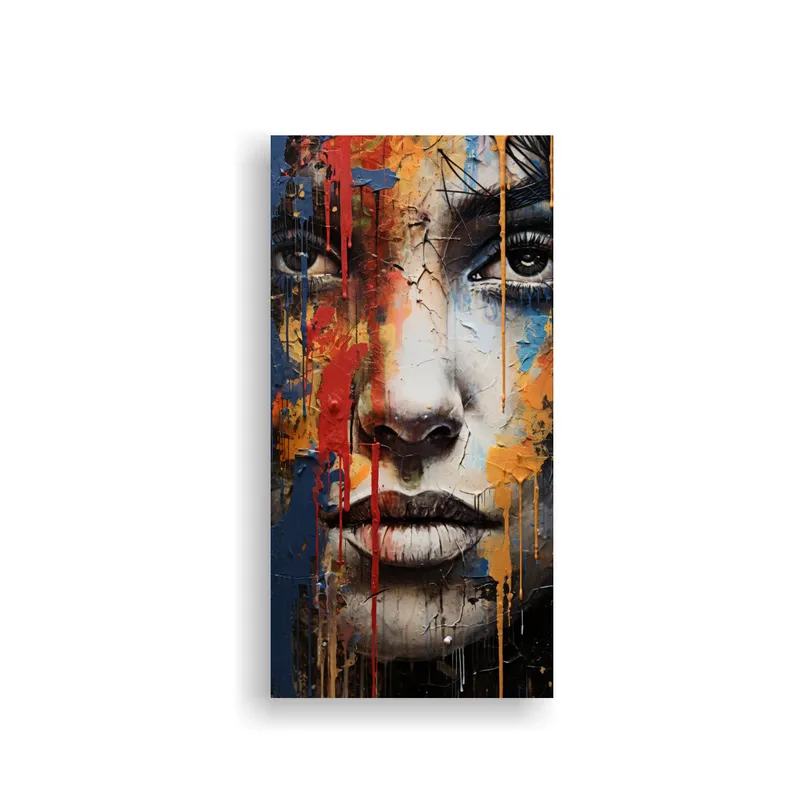 GENERICO - Pintura De Tela Abstracta Que Transforma La 70x140 Cm