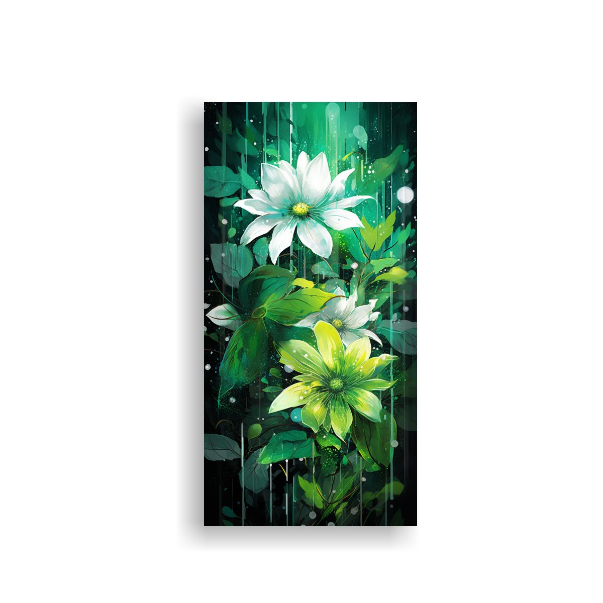 GENERICO - Pinturas Decorativas En Bastidor Con Composición 70x140 Cm