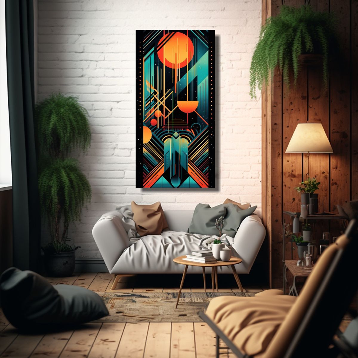 GENERICO - Arte Tela Canvas Fantasía Sumérgete En El 30x60 Cm