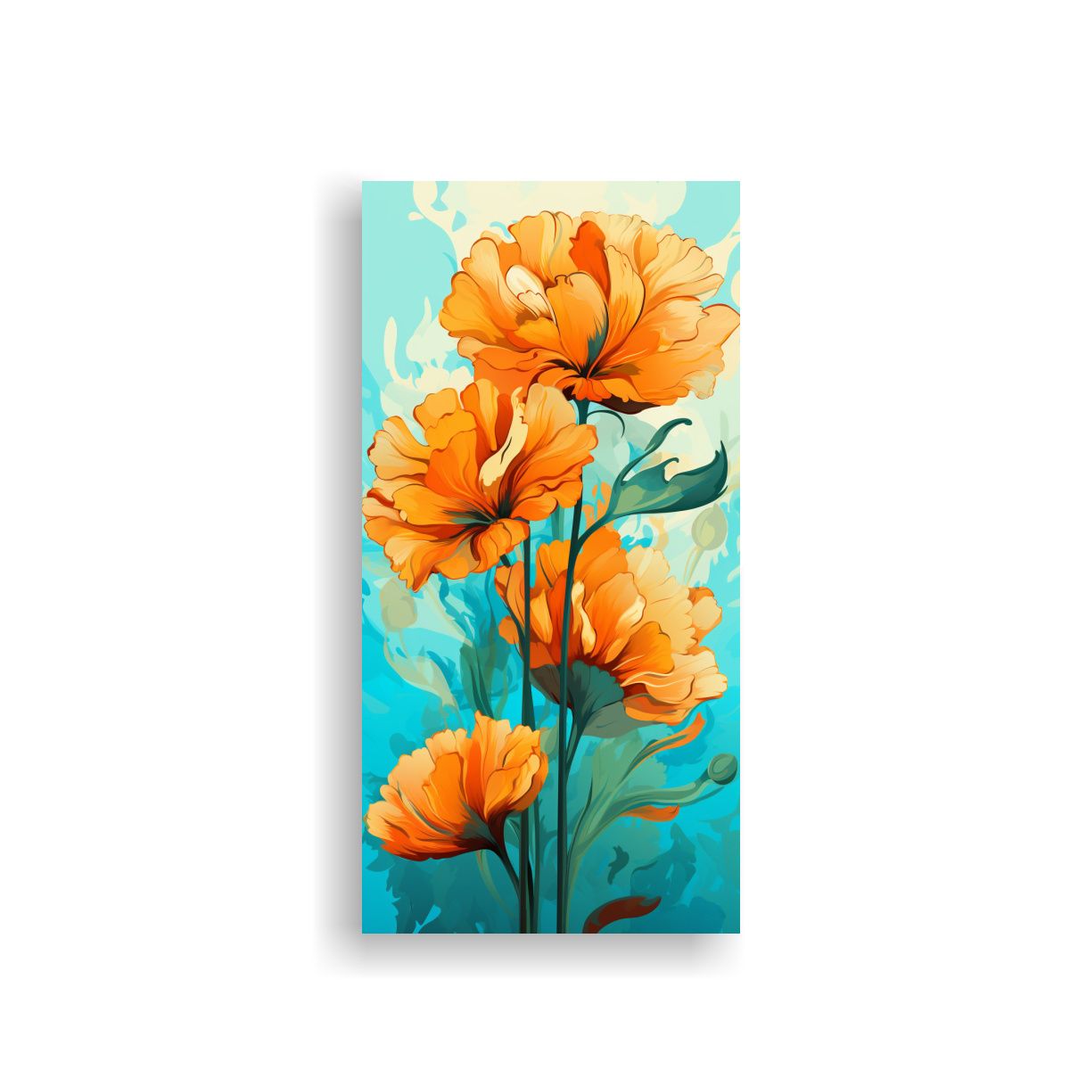 GENERICO - Cuadro De Decoración Con Finas Líneas Que 70x140 Cm.