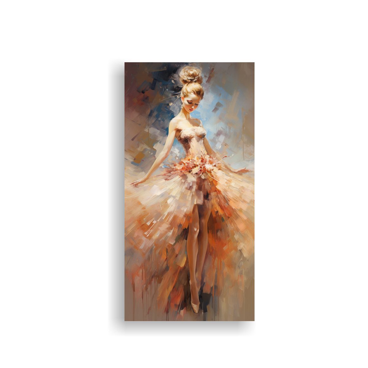 GENERICO - Pintura Decorativa De Lienzo Floral Ballet Ruso 70x140 Cm