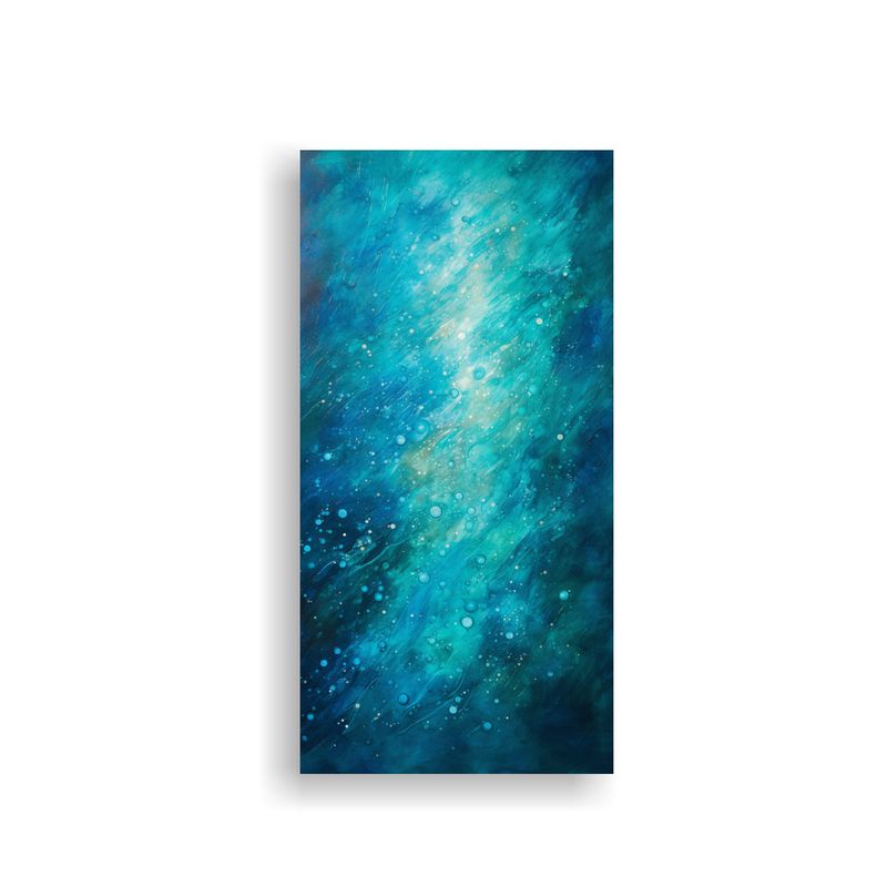 GENERICO - Pintura Decorativa Estilo Puntillismo Luminoso De 40x80 Cm