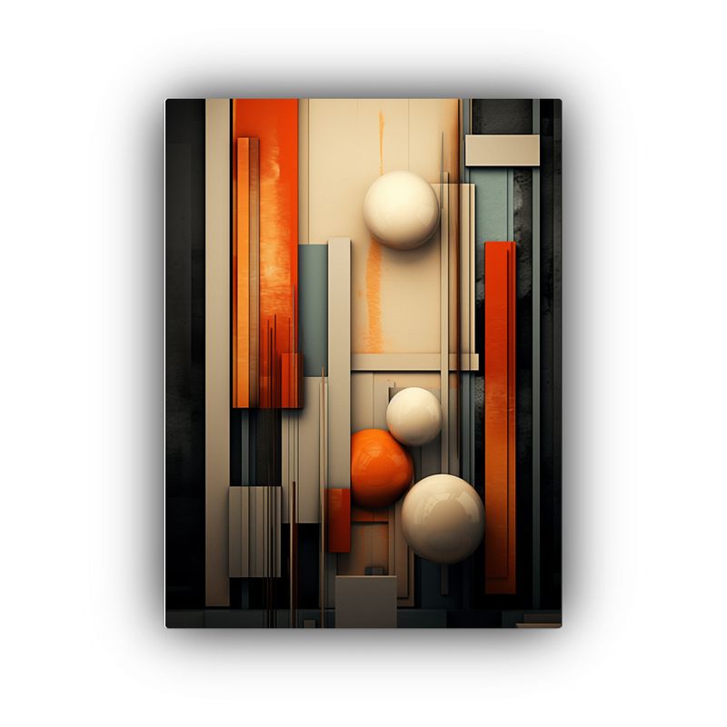 GENERICO - Pintura Decorativa Exclusiva De Diseño Abstracto 80x120 Cm