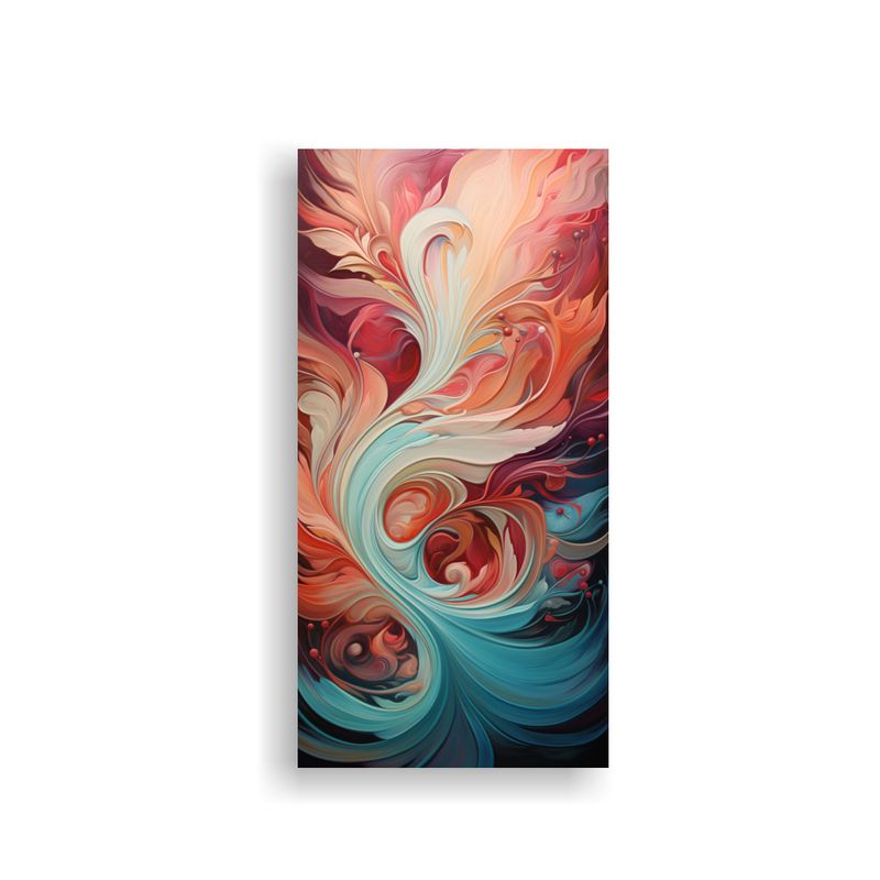 GENERICO - Cuadro Patron Intenso Armonía De Colores 60x120 Cm