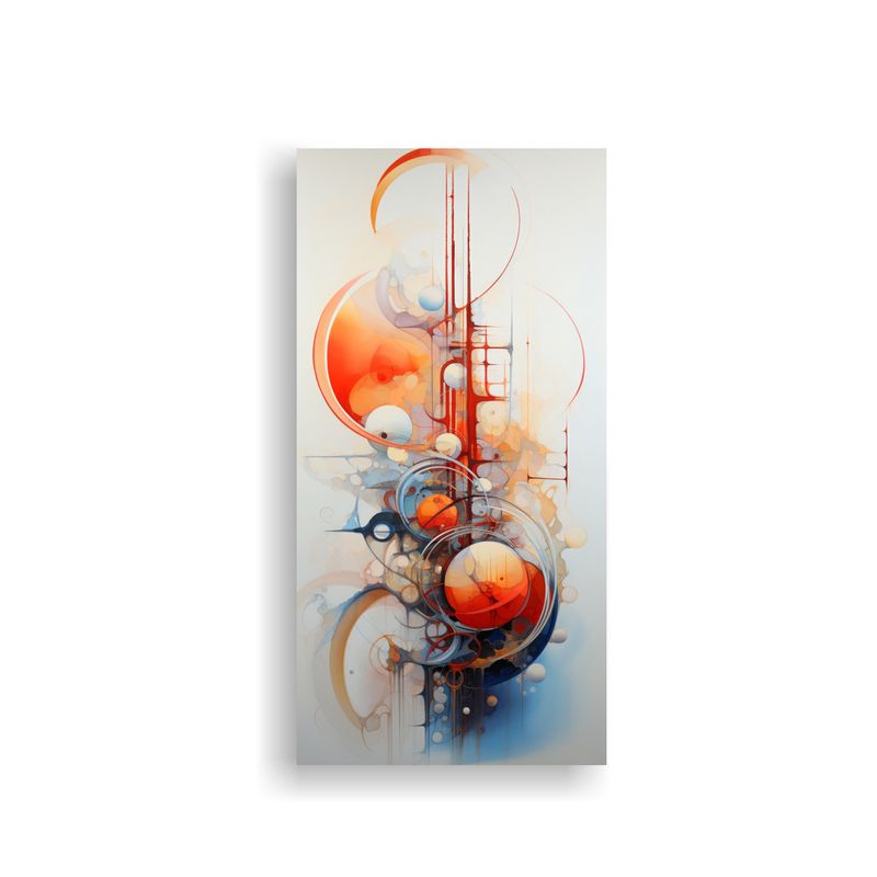 GENERICO - 1 Cuadro Arte Naturaleza Encantador Y Fascinante 80x160 Cm