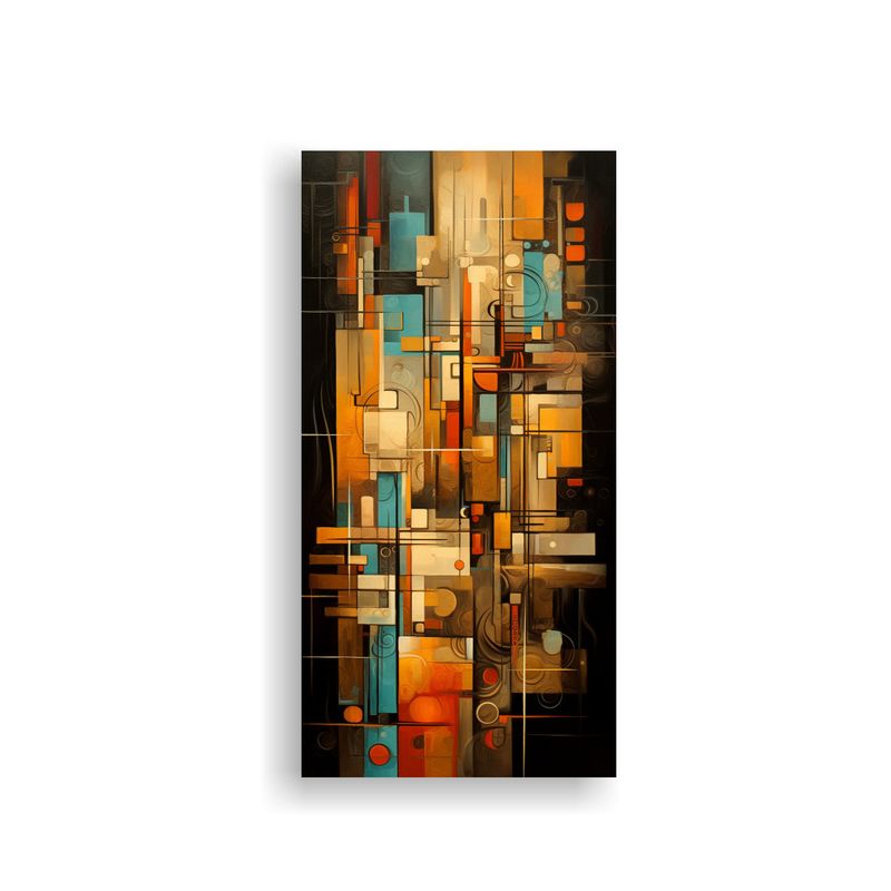 GENERICO - Cuadros Abstractos Vanguardistas Para Decorar Tu 30x60 Cm
