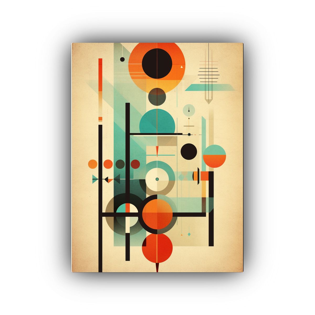 GENERICO - Cuadro Decorativo Temática Retro Vintage 80x120 Cm