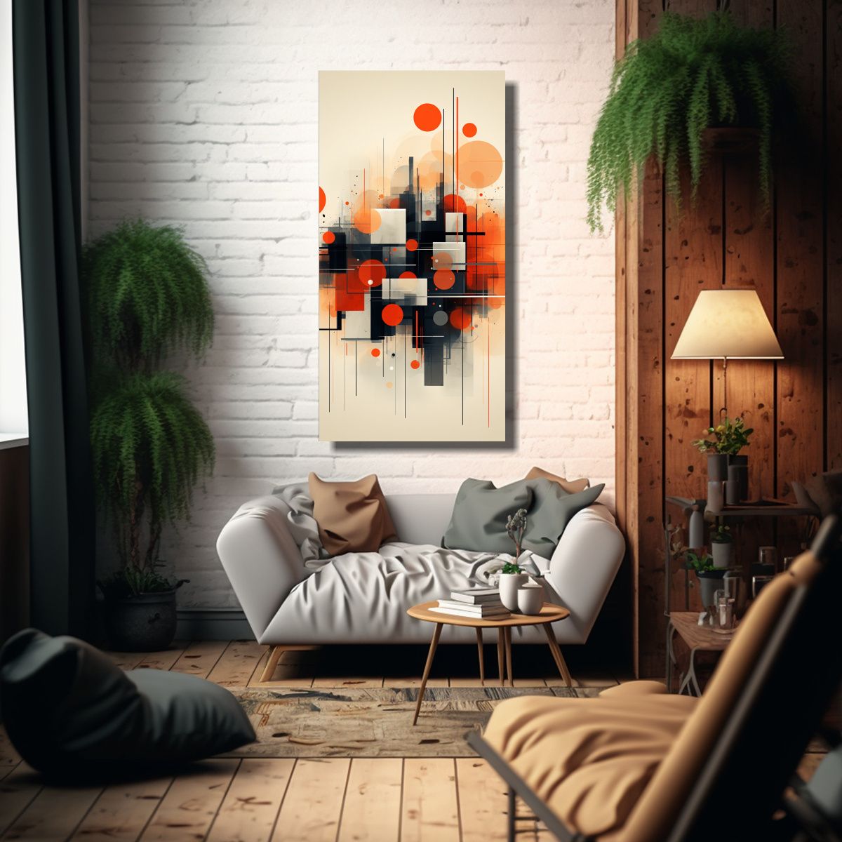 GENERICO - Cuadros De Composición Creativa Juveniles Para 70x140 Cm