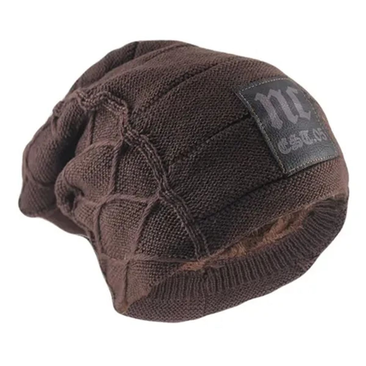 ROYAL - Gorro Invierno Hombre De Lana Con Forro Moda Masculina Royal