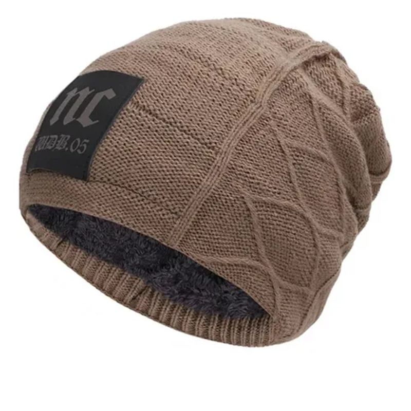 ROYAL - Gorro Invierno Hombre De Lana Con Forro Moda Masculina Royal