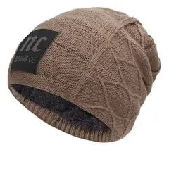 ROYAL - Gorro Invierno Hombre De Lana Con Forro Moda Masculina