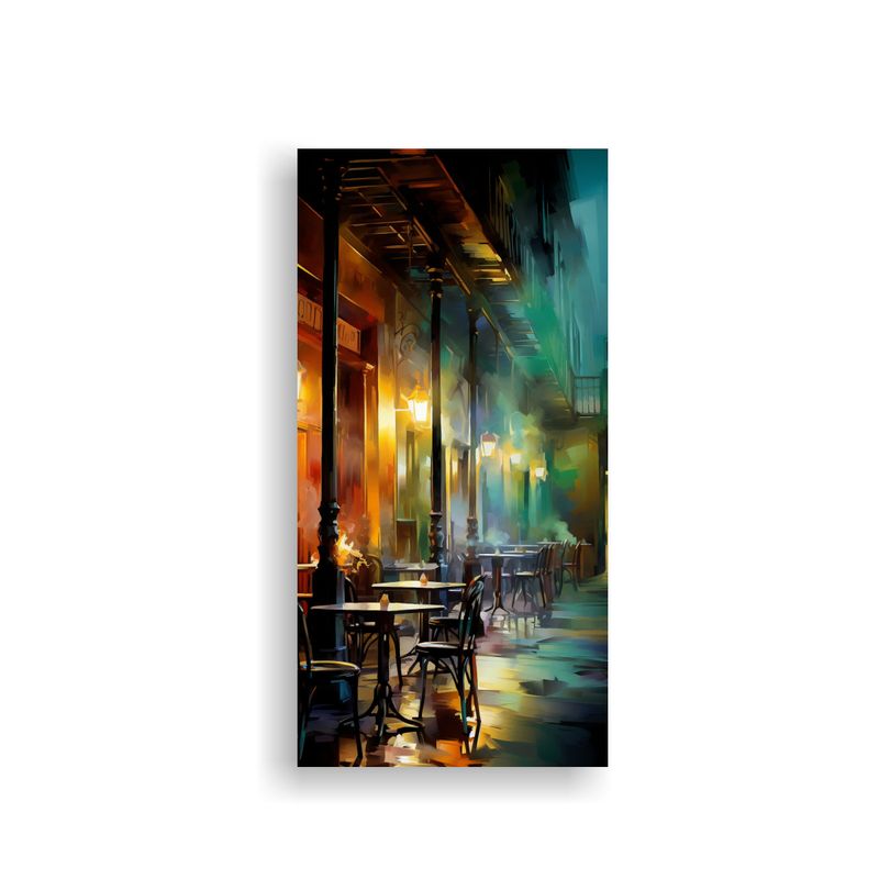 GENERICO - Cuadro Llamativo De Finas Líneas Melodías De 60x120 Cm