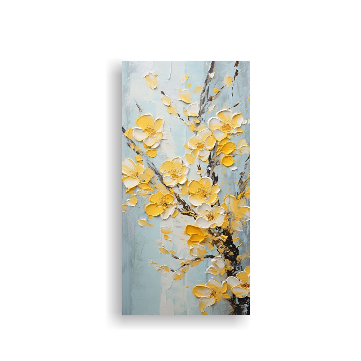 GENERICO - Pintura Cuadro Moderno Exposición De Flores De 30x60 Cm