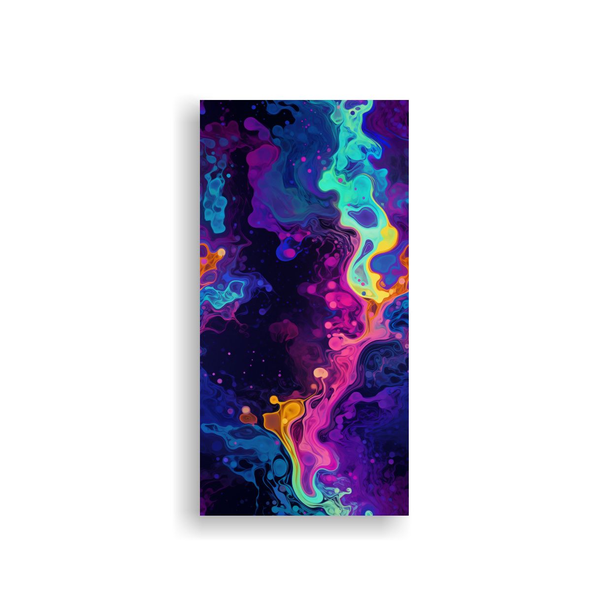 GENERICO - Pinturas De Decoración Surrealista En Tie Dye 50x100 Cm