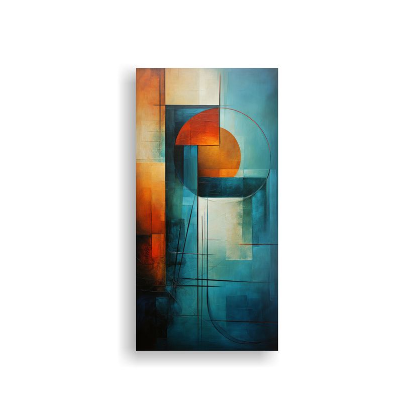GENERICO - Cuadro Abstracto Mar Estrellados Para Decoración 60x120 Cm