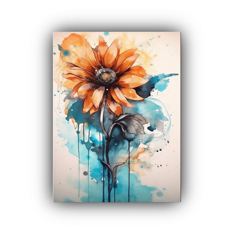 GENERICO - Pinturas Decorativas De Flores Con Estilo 80x120 Cm