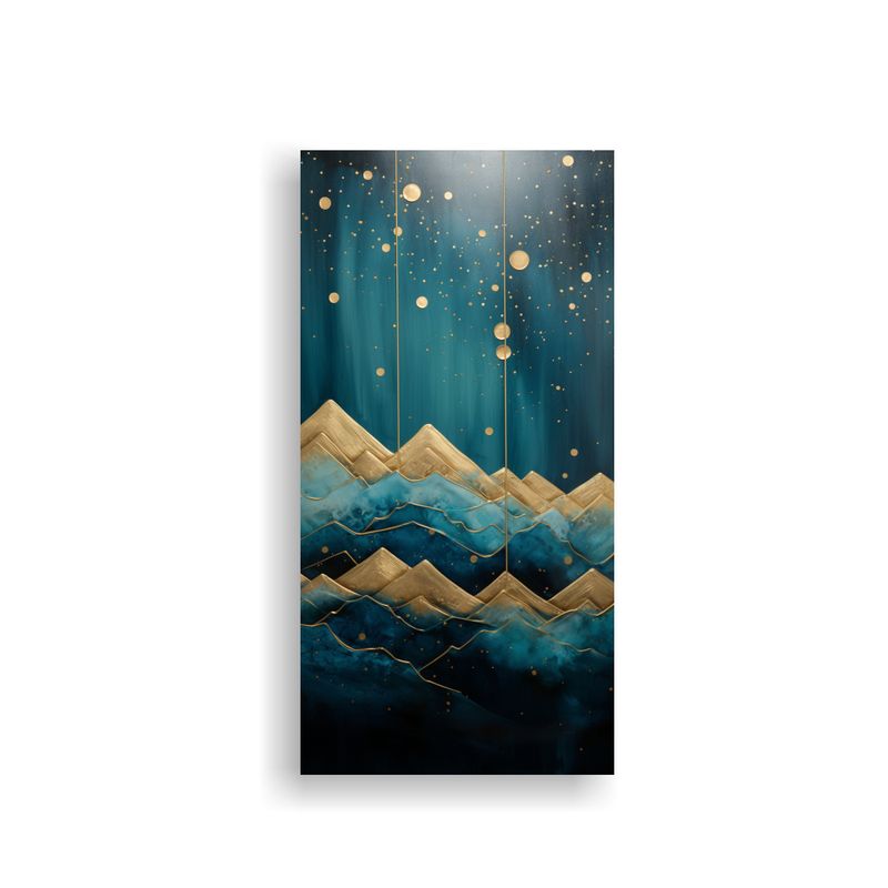 GENERICO - Lienzo De Tela Colores Para Cocina Con Paisaje De 70x140 Cm