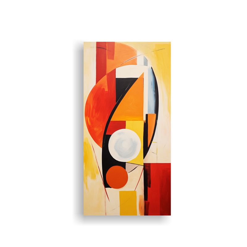 GENERICO - Pintura Canva Inspirador Comedor Estilo Tachisme 60x120 Cm
