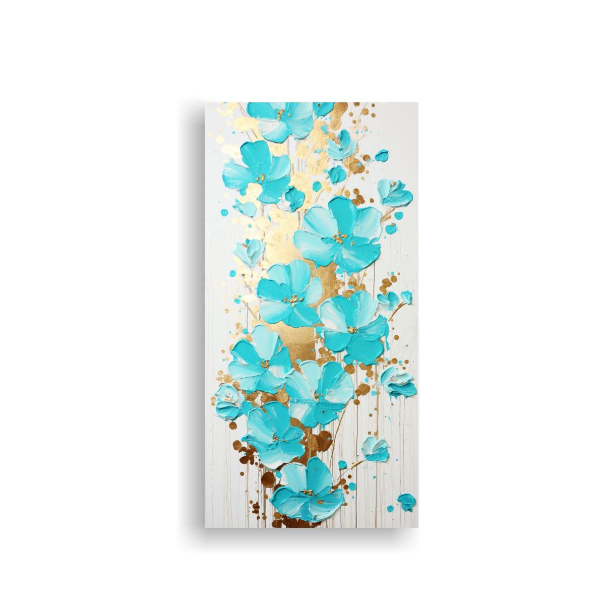 GENERICO - Pintura Acrílica Sin Costuras En Blanco Y Negro 70x140 Cm