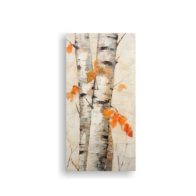 GENERICO - Cuadro Tela Canvas Estrellados A Aspen Tree 50x100 Cm