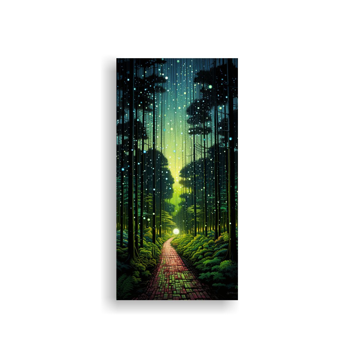 GENERICO - Pinturas Decorativas De Bosque Floral Moderno En 70x140 Cm