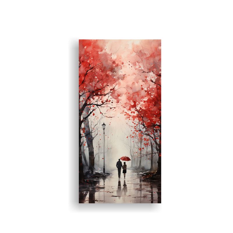 GENERICO - Cuadros De Decoración Con Personas Caminando 60x120 Cm