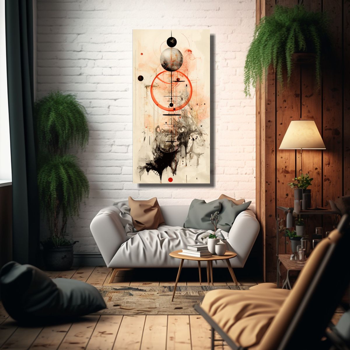 GENERICO - Pinturas Decorativas De Arte De Pared Con Motivos 80x160 Cm