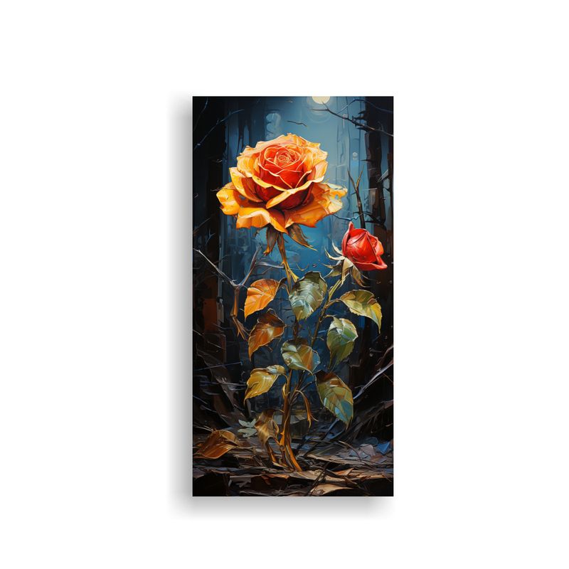 GENERICO - Cuadro Decorativo Estilo Rose Van Gogh Exclusivo 50x100 Cm
