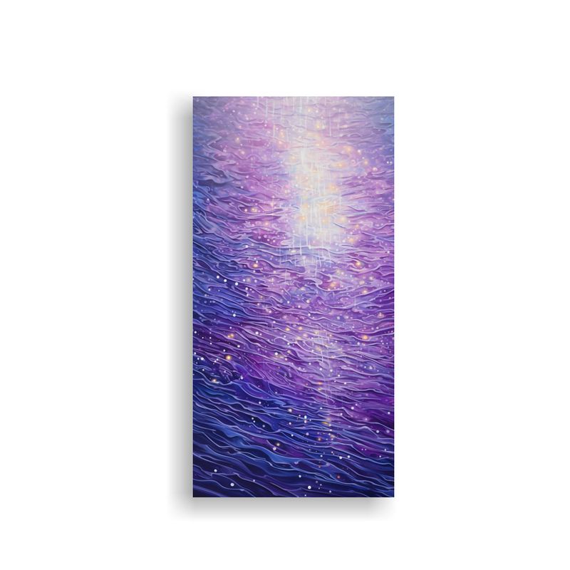 GENERICO - Pintura En Bastidor Moderna Colores Vibrantes Con 70x140 Cm