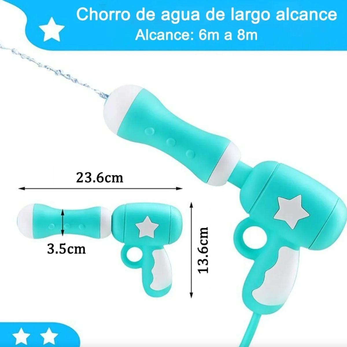 EDWINAYY - Juguete De Agua Extraer Blaster Para Ni?os Verano