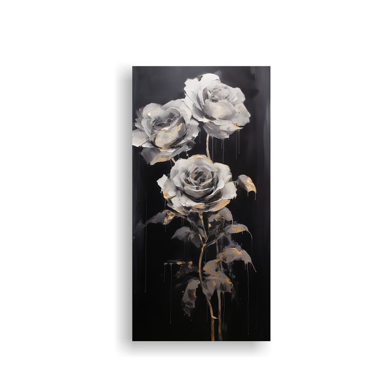 GENERICO - Cuadro De Arte Contemporáneo Estilo Galería 60x120 Cm